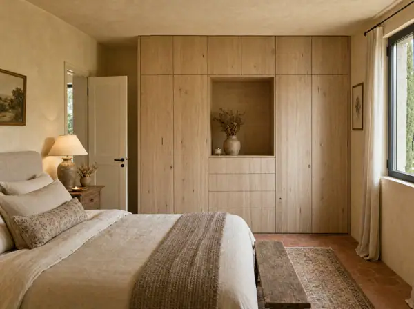 Placard de chambre en chêne