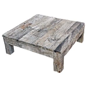 Table en bois brut 100 x 100-image